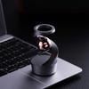 Anti-Gravity Desktop Gyro, Gravity Defying Kinetic Desk Toy, Desktop Suspended Gyroscope, Executive Desk Toy Levitating Spinning Metal, Rotating Spinner with Floating Ball for Desktop Decor(Black) view 2