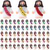 AKFAHOIF 60PCS Little Jesus Figures, Mini Jesus Figurines in Bulk, Multicolor Tiny Jesus Figures, Miniature Figurines to Hide and Seek Religious Gifts for Easter Egg Stuffers view 1