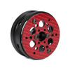1.9 Inch Carbon Fiber Delrin Wheels Rim for 1/10 RC Rig Crawler LCG Comp Builds SCX10 Capra TRX4 TGH Dlux Gspeed V4 UGRC Chassis (4PCS B Red) view 2