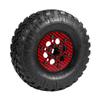 1.9 Inch Carbon Fiber Delrin Wheels Rim for 1/10 RC Rig Crawler LCG Comp Builds SCX10 Capra TRX4 TGH Dlux Gspeed V4 UGRC Chassis (4PCS B Red) view 4