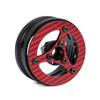 1.9 Inch Carbon Fiber Delrin Wheels Rim for 1/10 RC Rig Crawler LCG Comp Builds SCX10 Capra TRX4 TGH Dlux Gspeed V4 UGRC Chassis (4PCS D Red) view 2