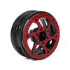 1.9 Inch Carbon Fiber Delrin Wheels Rim for 1/10 RC Rig Crawler LCG Comp Builds SCX10 Capra TRX4 TGH Dlux Gspeed V4 UGRC Chassis (4PCS C Red) view 2