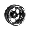 1.9 Inch Carbon Fiber Delrin Wheels Rim for 1/10 RC Rig Crawler LCG Comp Builds SCX10 Capra TRX4 TGH Dlux Gspeed V4 UGRC Chassis (4PCS C Red) view 3