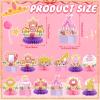 12 Pcs Floral Princess Themed Birthday Party Decorations Princess Honeycomb Centerpieces Pink Gold Flowers Castle Crown Carriage Table Decoration Table Toppers for Party Favors Supplies view 2