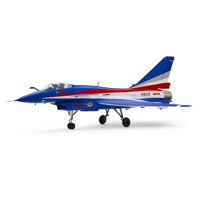 Fms Rc Jets 64mm J10 EDF Fighter Jet with Reflex Vigorous Dragon Rc Airplanes for Adults Remote Control Planes August 1st Aerobatic Team Paint PNP(NO Transmitter Batteries and Charger)