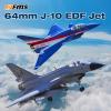 Fms Rc Jets 64mm J10 EDF Fighter Jet with Reflex Vigorous Dragon Rc Airplanes for Adults Remote Control Planes August 1st Aerobatic Team Paint PNP(NO Transmitter Batteries and Charger) view 3