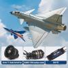 Fms Rc Jets 64mm J10 EDF Fighter Jet with Reflex Vigorous Dragon Rc Airplanes for Adults Remote Control Planes August 1st Aerobatic Team Paint PNP(NO Transmitter Batteries and Charger) view 4