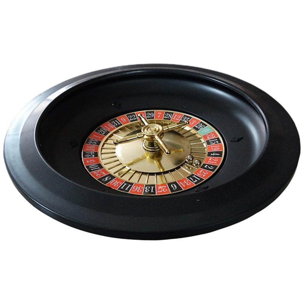 Haiyou 10 Inch Roulette Game for Bar Party Board Game Compact Roulette Drinking Game Roulette Wheel Game