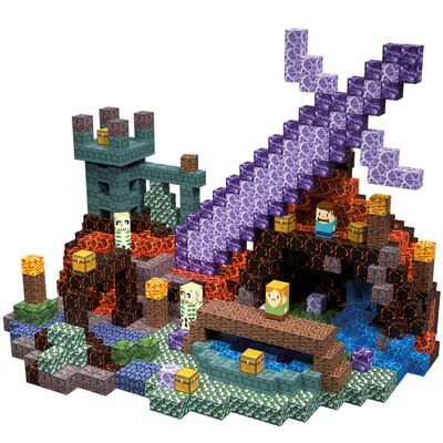 AIDYVOI 213 PCS Magnetic Blocks Building Toys Set Sword Kids Blocks for Toddler Boys Girls 3+, STEM Sensory Magnetic Cubes Christmas Birthday Present Construction Building Toys