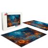 1000 Adult Puzzle Pieces, Candlelight Bat Ghost House, Suitable for Halloween Scenery Puzzle Gifts for Men, Women, and The Elderly view 3