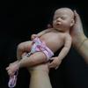 12" Lifelike Reborn Baby Dolls, Full Silicone Reborn Baby, Realistic Newborn Baby Doll Sleeping Girl Real Life Baby Dolls with Clothes Set & Feeding Accessories view 1