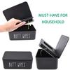 3 Pack Flushable Baby Wipe Holder Aesthetic 7.28" L * 4.80" W * 2.75" Butt Wipes Dispenser Container for Guest Bathroom Decor view 3