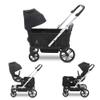 Unilove Trio Trolly Wagon with Stroller Accessories - Convertible Wagon, Single and Double Stroller Up to 31 Configurations view 1