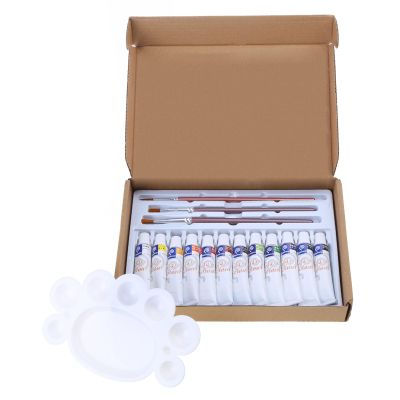 12/24 Color Pottery Art Ceramic Pigment Portable Set Powder Ceramic Painted Pigment Color Paint Set