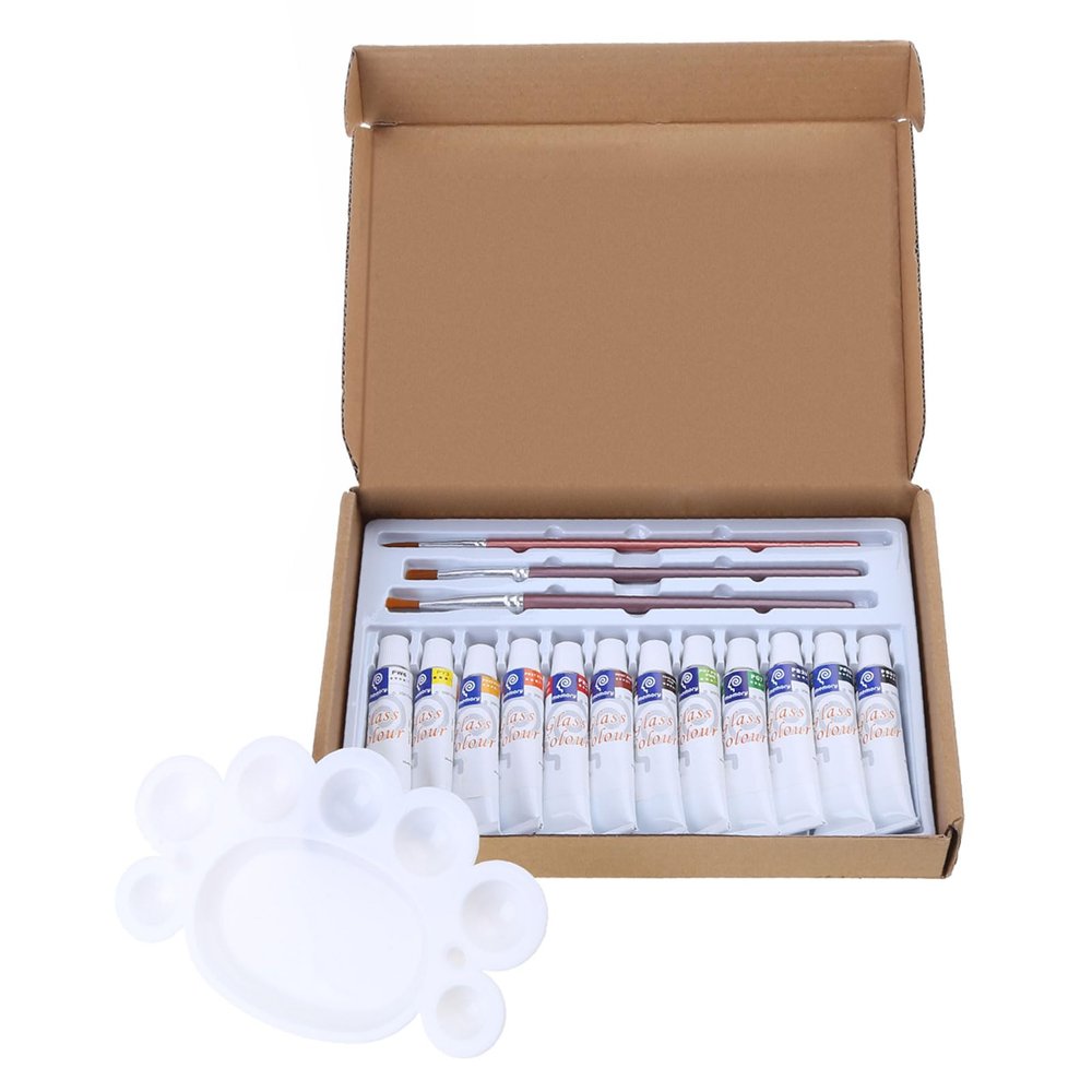 12/24 Color Pottery Art Ceramic Pigment Portable Set Powder Ceramic Painted Pigment Color Paint Set