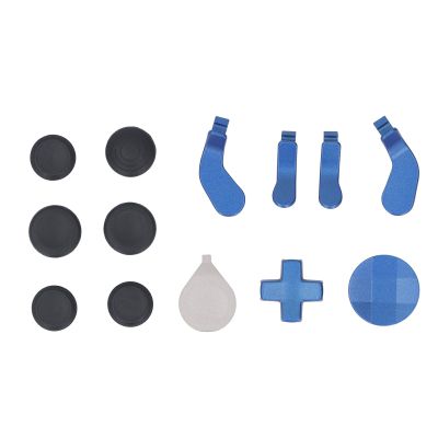 13 in 1 for Elite Series 2 Controller Accessories Replacement Pack, 6 Thumbsticks, 4 Paddles, 2 Directional Keys, 1 Adjuster for Elite Controller Series 2 Accessory Parts (Blue)