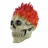 Amonkky Flaming Skull Mask Halloween Role Playing Latex Mask Halloween Masquerade Costume props. view 4