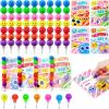 28 Pack Valentines Day Gifts for Kids Classroom Stacking Pencil with Valentines Day Cards for Kids School Fun Emojis Pencils Stationery for Valentines Party Favors Class Boys Girls Exchange Prizes view 1