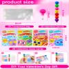 28 Pack Valentines Day Gifts for Kids Classroom Stacking Pencil with Valentines Day Cards for Kids School Fun Emojis Pencils Stationery for Valentines Party Favors Class Boys Girls Exchange Prizes view 2