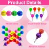 28 Pack Valentines Day Gifts for Kids Classroom Stacking Pencil with Valentines Day Cards for Kids School Fun Emojis Pencils Stationery for Valentines Party Favors Class Boys Girls Exchange Prizes view 3