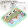 Keenso Arabic Learning Machine, Child Arabic Learning Reading Machine Intelligent Educational Toy 28 Alphabet Words 10 Number Electronic Book (Green view 3