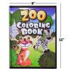 18Pcs Zoo Animal Coloring Books Bulk for Kids - 9"x11" Animal Party Favors with Jungle Safari Animals and Activity Sheets for Goodie Bags, Classrooms and Themed Birthday Supplies (Pack of 18) view 2