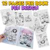 18Pcs Zoo Animal Coloring Books Bulk for Kids - 9"x11" Animal Party Favors with Jungle Safari Animals and Activity Sheets for Goodie Bags, Classrooms and Themed Birthday Supplies (Pack of 18) view 4