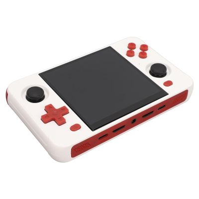 64 Bit Handheld Game Console for Kids Adults, 4 Inch Color Screen Open Source Retro Gaming Console Top RL Buttons Support 11 Emulator Games (White)