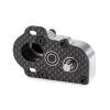 1/10 RC Portal Transmission 48Pitch Tiny Gearbox with Slipper Pad Machined Ultralight for 1/10 RC Crawler LCG Chassis Capra F9 AR45 Axle (Gray) view 3