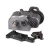 1/10 RC Portal Transmission 48Pitch Tiny Gearbox with Slipper Pad Machined Ultralight for 1/10 RC Crawler LCG Chassis Capra F9 AR45 Axle (Gray) view 4
