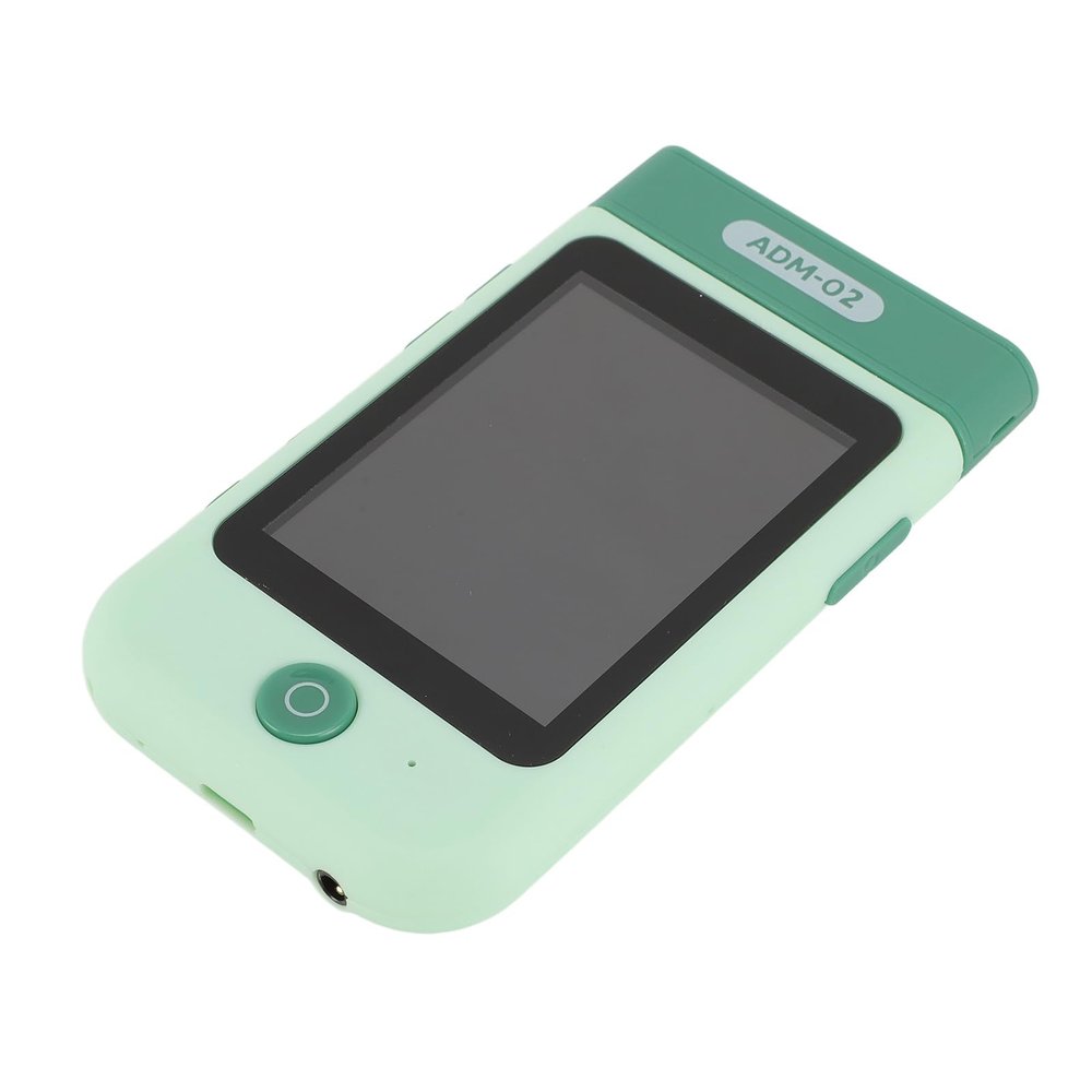 Acouto 48MP Kids Touchscreen Camera, Music Player, 2.8 inch Screen, Puzzle Games, Toddler Touchscreen Phone, with Cartoon Stickers, for Boys Girls (Green)