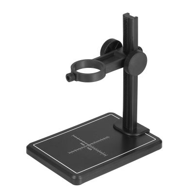 Adjustable Clamp Stand for Digital Microscope, Non Slip Base with Silicone Pads, Portable Auxiliary Holder for Microscope Observing