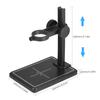 Adjustable Clamp Stand for Digital Microscope, Non Slip Base with Silicone Pads, Portable Auxiliary Holder for Microscope Observing view 3