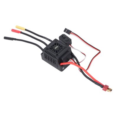RC Brushless ESC 45A Electronic Speed Controller for 1/10 Short Range Trucks T Plug Black