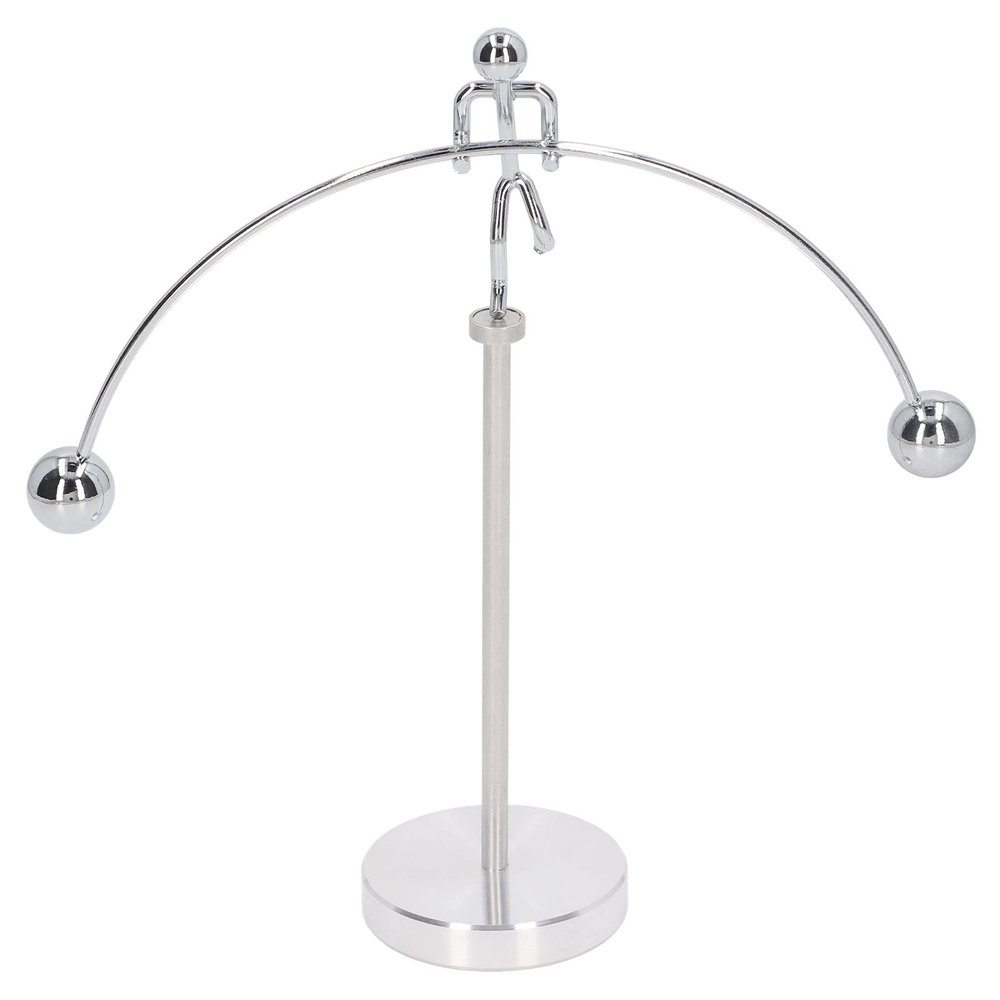 shenruifa Mini Steel Balance Ball, Balance Physics Toys, Weightlifter Balancing Desk Toy Weightlifter Dynamic Motion Toys Physics Dynamic Motion Balancing Desk Toy