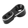 Alomejor Servo Arm, Black RC Servo Horn Arm Replacement with Hex Screw for RC Cars 25T Servo Arm, Improves RC Car Performance view 1