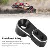 Alomejor Servo Arm, Black RC Servo Horn Arm Replacement with Hex Screw for RC Cars 25T Servo Arm, Improves RC Car Performance view 2
