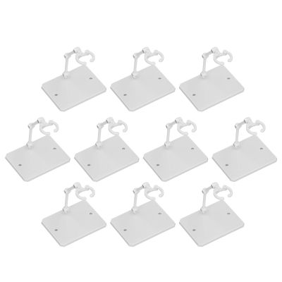 Alomejor 10 Pcs Figure Model Stand High Stability Figure Display Holder Base Model Display Stand for 6inch Action Figures (2)