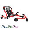 EzyRoller Spinner Ride On Scooter for Kids & Teens, Outdoor Ride on Toy with Caster Wheels for Drifting & Tight Turning, Up to 150 lbs, Ages 4 & Up - Red view 1