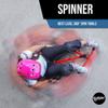 EzyRoller Spinner Ride On Scooter for Kids & Teens, Outdoor Ride on Toy with Caster Wheels for Drifting & Tight Turning, Up to 150 lbs, Ages 4 & Up - Red view 2