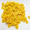 10 Gram Yellow Softball Clay 5mm Slices, Ball Sports Love Polymer Clay, Softball Slime, Nail Art Faux Craft, Decorations,This Product is not Suitable for Children Under 12 view 2