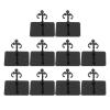 Alomejor 10 Pcs Figure Model Stand High Stability Figure Display Holder Base Model Display Stand for 6inch Action Figures (1) view 1