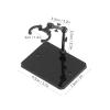 Alomejor 10 Pcs Figure Model Stand High Stability Figure Display Holder Base Model Display Stand for 6inch Action Figures (1) view 3
