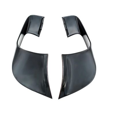 Motorcycle Fixed Wing Cover, Compatible With YZF-R7 YZFR7 2021 2022 2023 Aerodynamic Frame, YZF R7 New Wing Guide Spoiler Aileron(Bright Black)