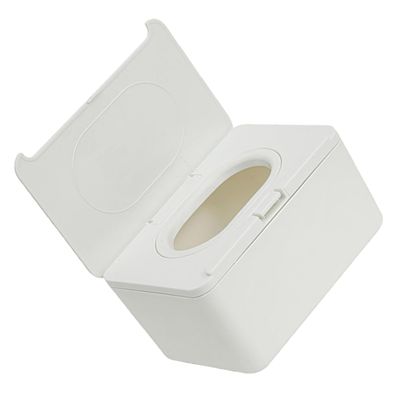SHOWERORO Wipe Dispenser for Wipes Portable Refillable Holder with Weighted Design for One-Handed Use for Diaper Bag Travel Versatile Container for Nursery Kitchen and More