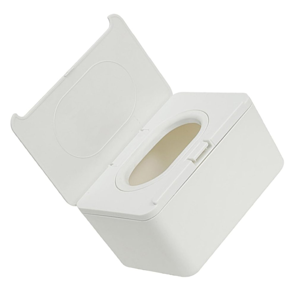 SHOWERORO Wipe Dispenser for Wipes Portable Refillable Holder with Weighted Design for One-Handed Use for Diaper Bag Travel Versatile Container for Nursery Kitchen and More