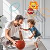 Toddler Kids Basketball Hoop Indoor Toys,Scoreboard Portable Design Adjustable Height,Christmas Birthday Baby Toddler Kids Boys Small Mini Basketball Hoop Gifts Toys (Orange, Large) view 2