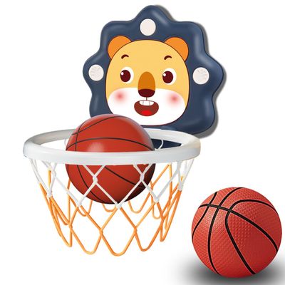 Toddler Kids Basketball Hoop Indoor Toys,Scoreboard Portable Design Adjustable Height,Christmas Birthday Baby Toddler Kids Boys Small Mini Basketball Hoop Gifts Toys (Blue, Small)