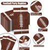 100pcs Football Napkins Disposable Football Hand Towels Napkins Football Paper Napkin Set for Football Party Decorations Football Game Day Event Birthday Party Supplies view 3