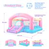 Easyair Large Bounce House for Big Kids, 14.8 x 14.5 FT Inflatable Bouncer Jumper Slide with 650W Blower, Basketball Hoop, Throw Ball Game, Ball Pits view 2